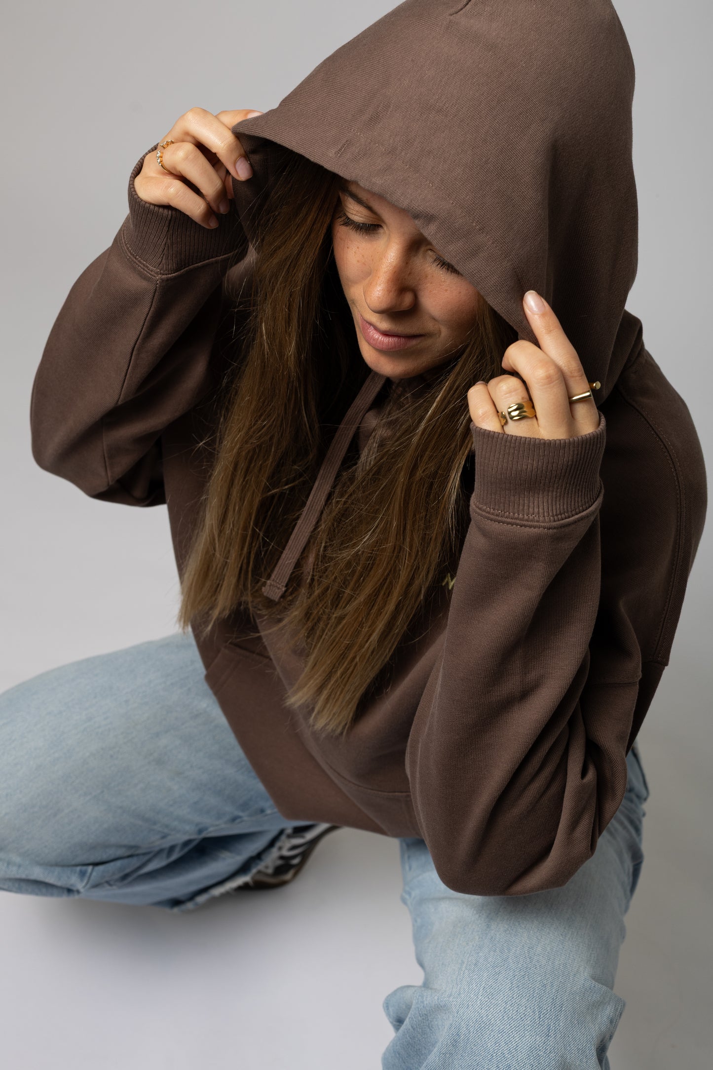 "Instinct" Hoodie Mocha