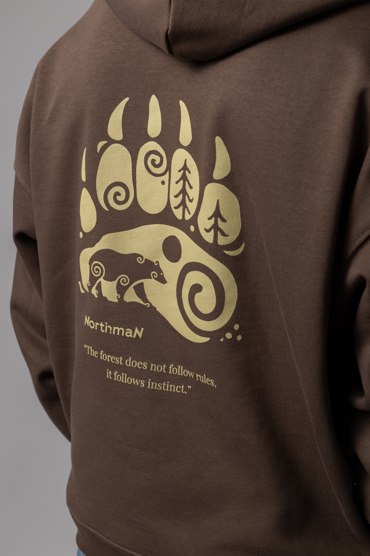 "Instinct" Hoodie Mocha